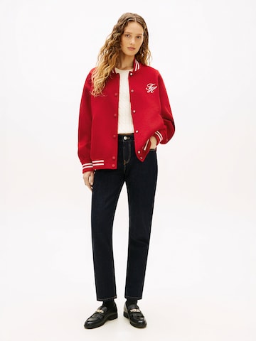 Geacă de primăvară-toamnă de la TOMMY HILFIGER pe roșu