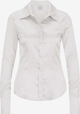 Chemisier MADELEINE en blanc : devant