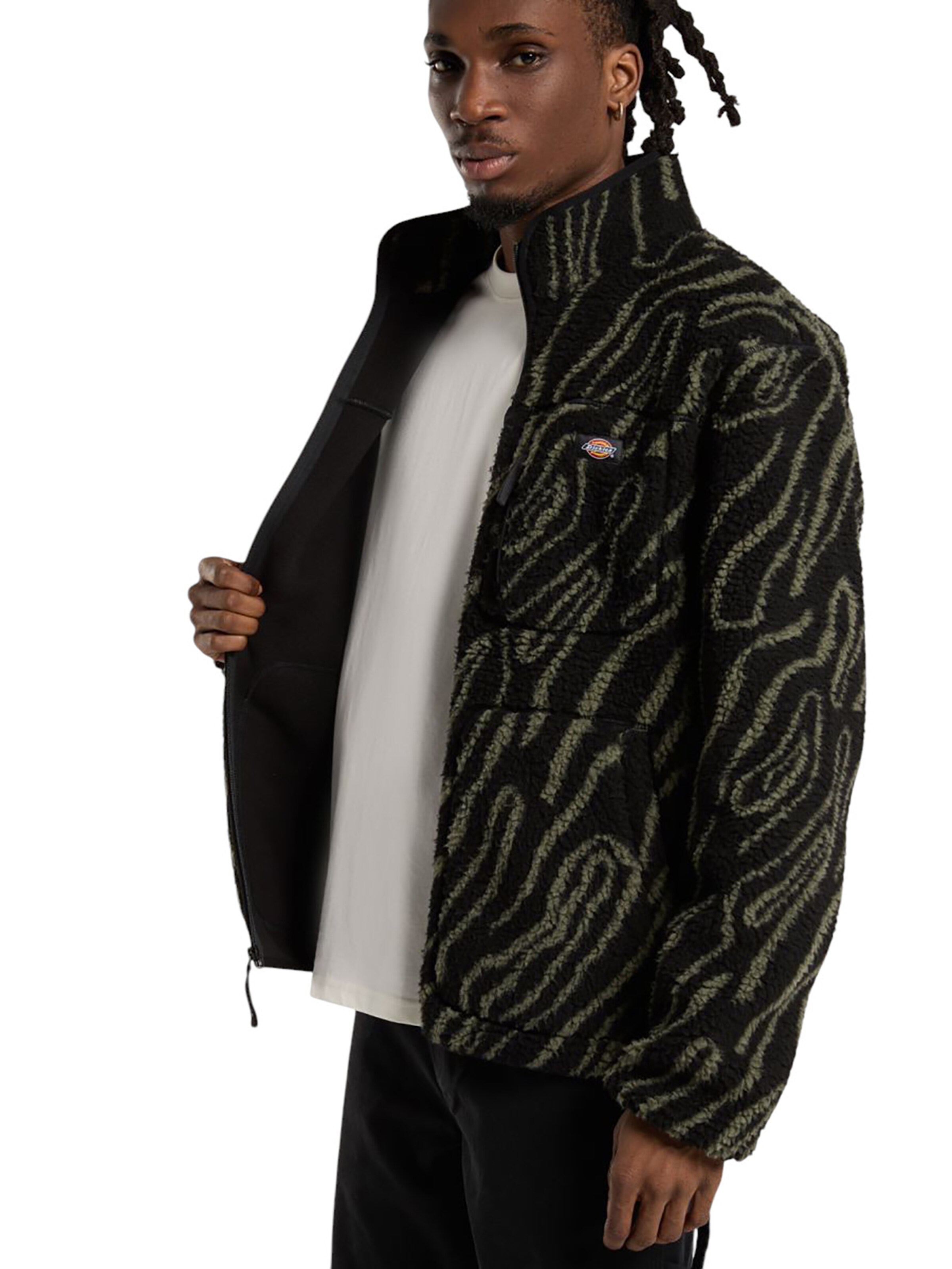 DICKIES Fleecejacke 'Mount Hope'‌ in Schwarz