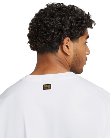 T-Shirt 'Seam' G-STAR en blanc