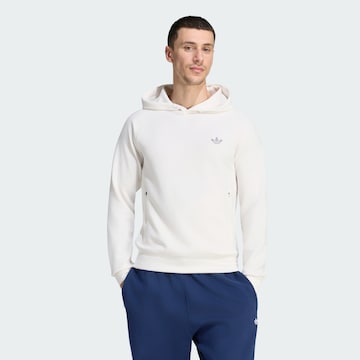 Sweat-shirt 'Trefoil Essentials' ADIDAS ORIGINALS en blanc : devant