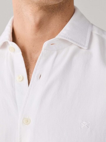 Coupe slim Chemise Hackett London en blanc