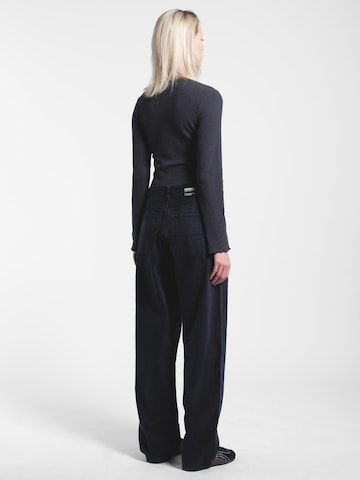 Dr. Denim Baggy Jeans 'Jena Double Knee' in Grijs