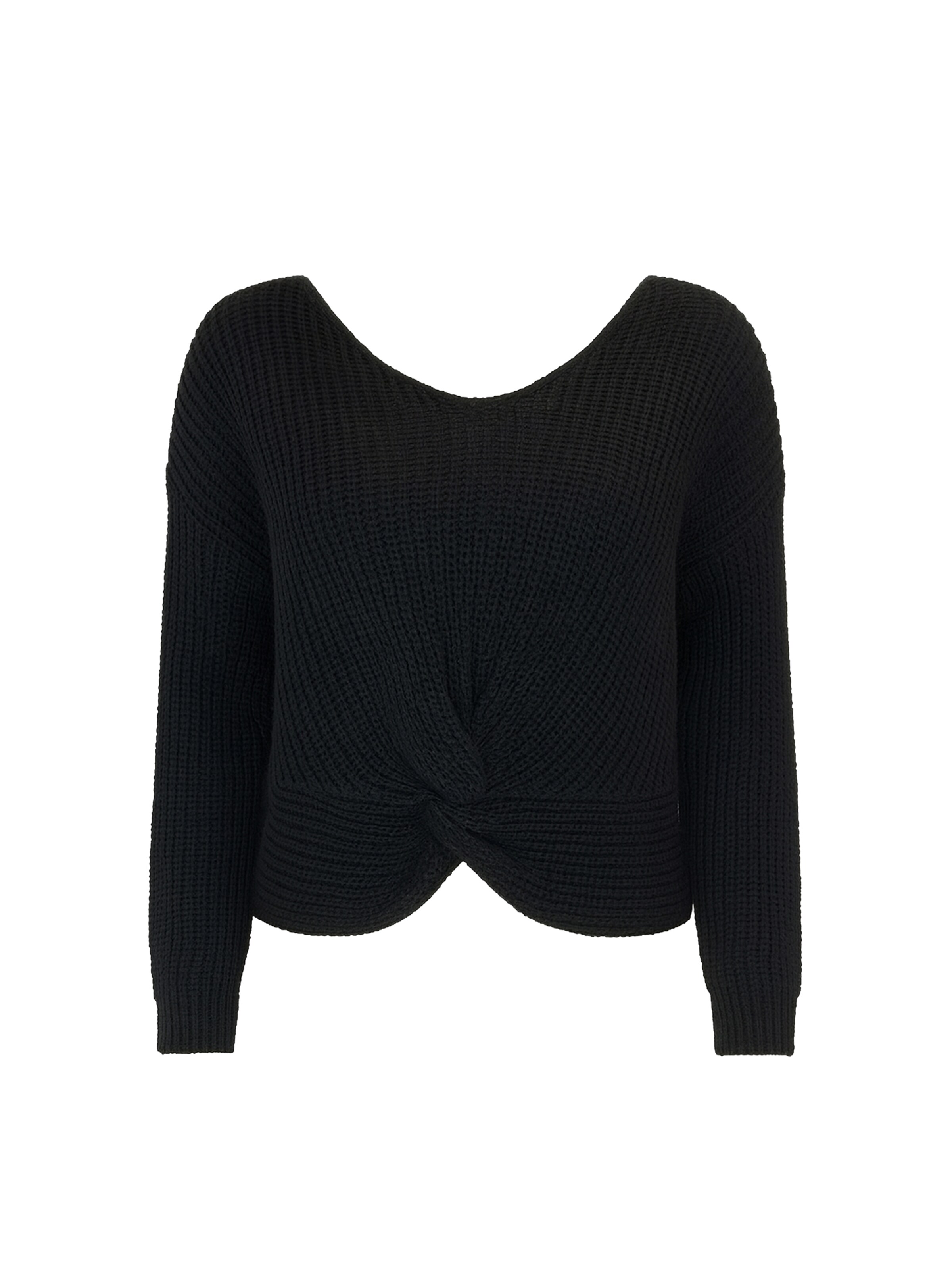 Elara Pullover in Schwarz: Vorderseite