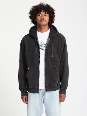 Veste de survêtement 'STUDDER' Volcom en noir : devant