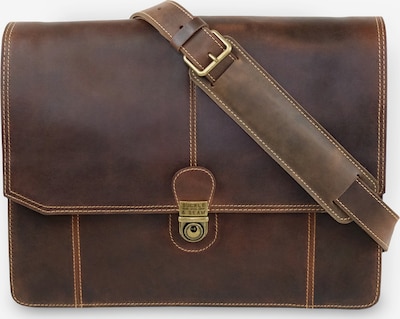 Buckle & Seam Messenger 'Cara ' in braun, Produktansicht