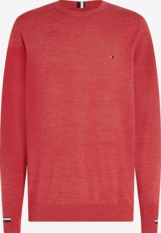 Pull-over TOMMY HILFIGER en rouge : devant