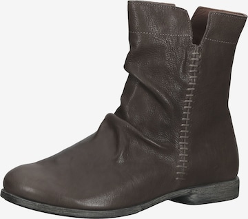 Bottines THINK! en marron : devant