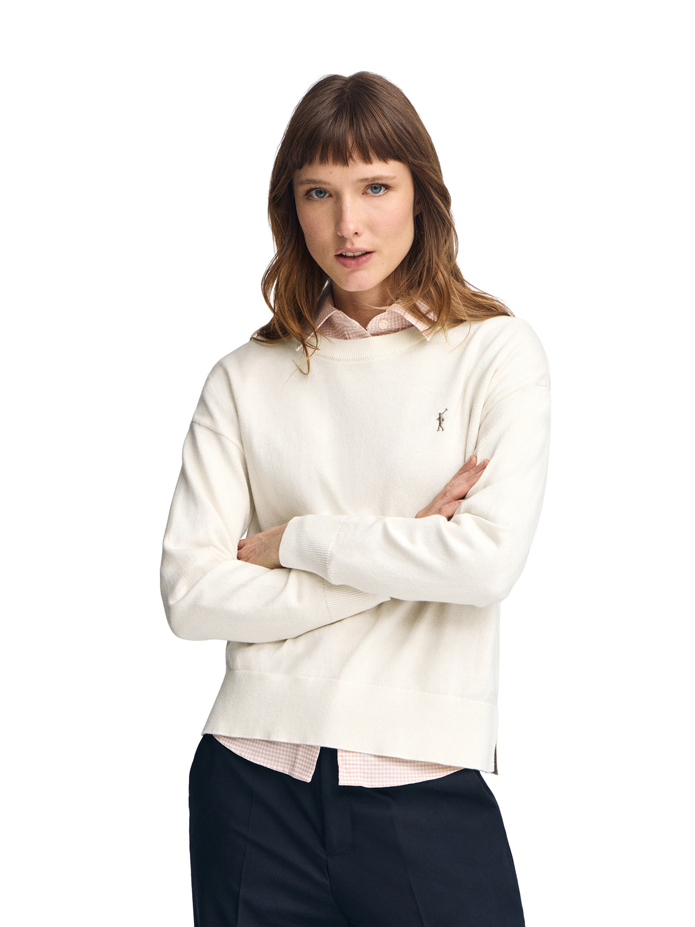 Polo Club Pullover in Beige: Vorderseite