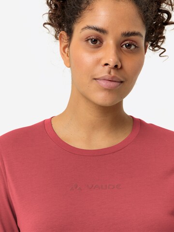 VAUDE Functioneel shirt in Rood