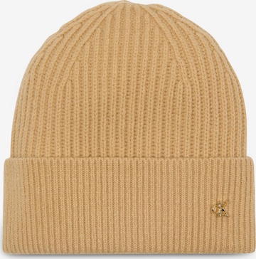 Calvin Klein Beanie in Beige: front