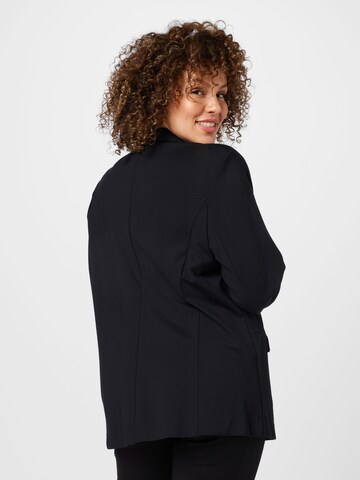 Fransa Curve Blazer in Schwarz