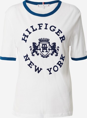 T-shirt TOMMY HILFIGER en blanc : devant