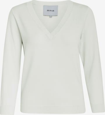 minus Pullover 'Milla' in Weiß: Vorderseite