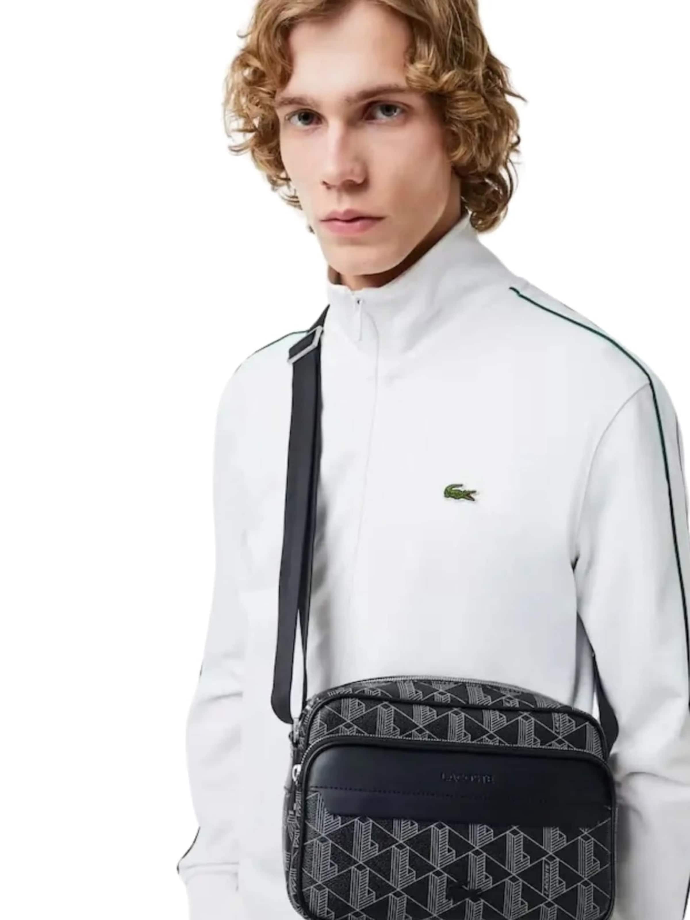 LACOSTE Torba na ramię w kolorze szary: przód