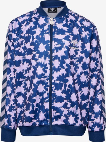 Hummel Between-Season Jacket 'TIN' in Blue: front