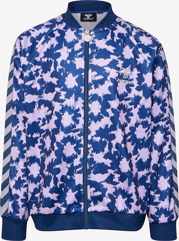 Hummel Between-Season Jacket 'TIN' in Blue: front