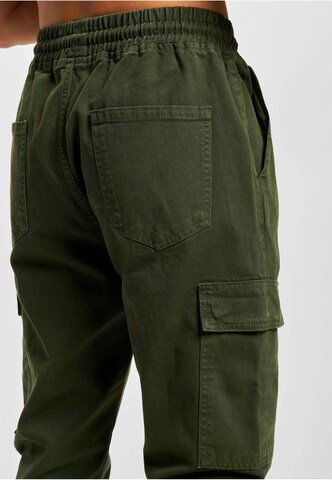 Loosefit Jeans cargo DEF en vert