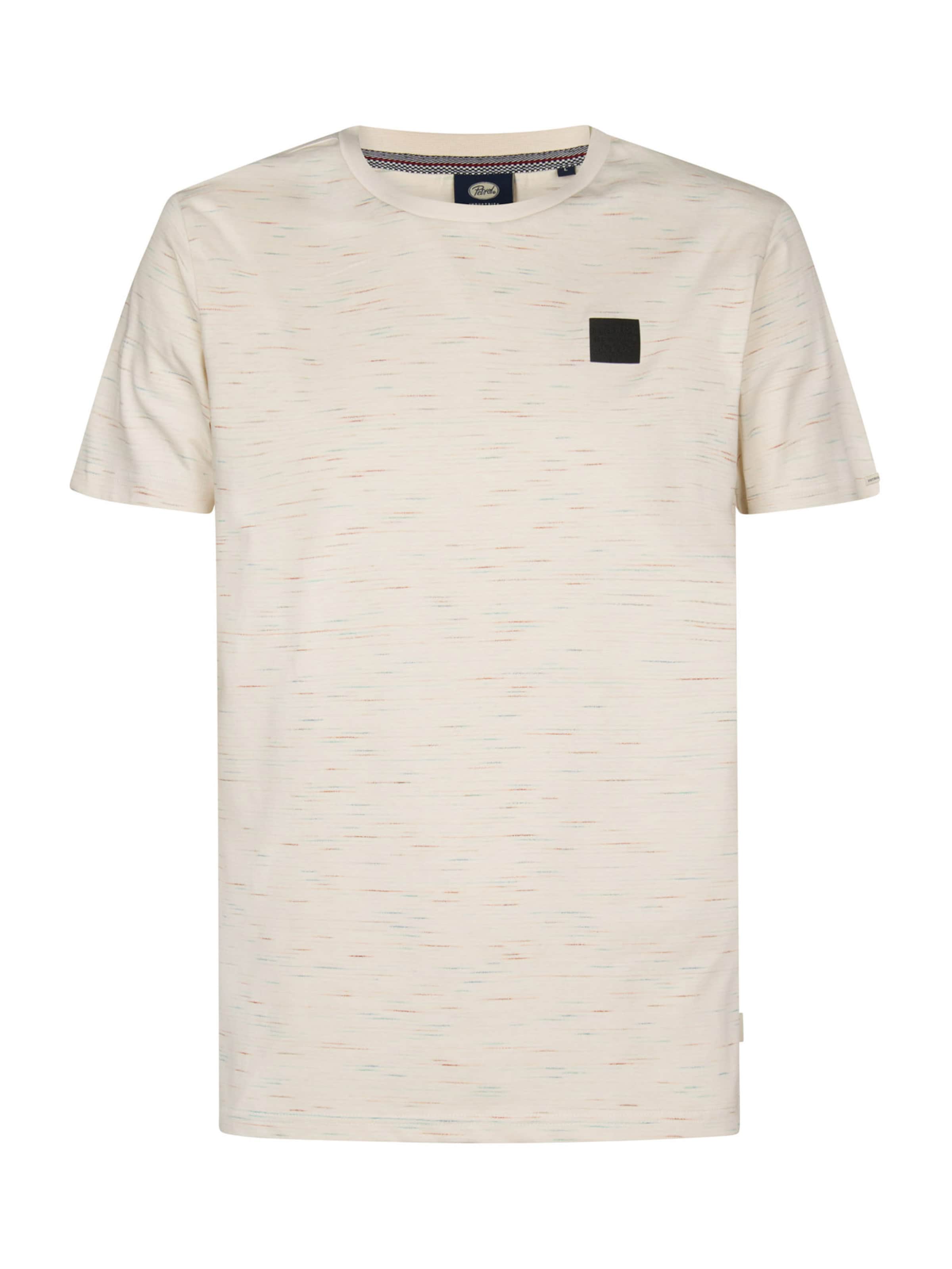 T-Shirt Petrol Industries en blanc : devant