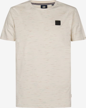 T-Shirt Petrol Industries en blanc : devant