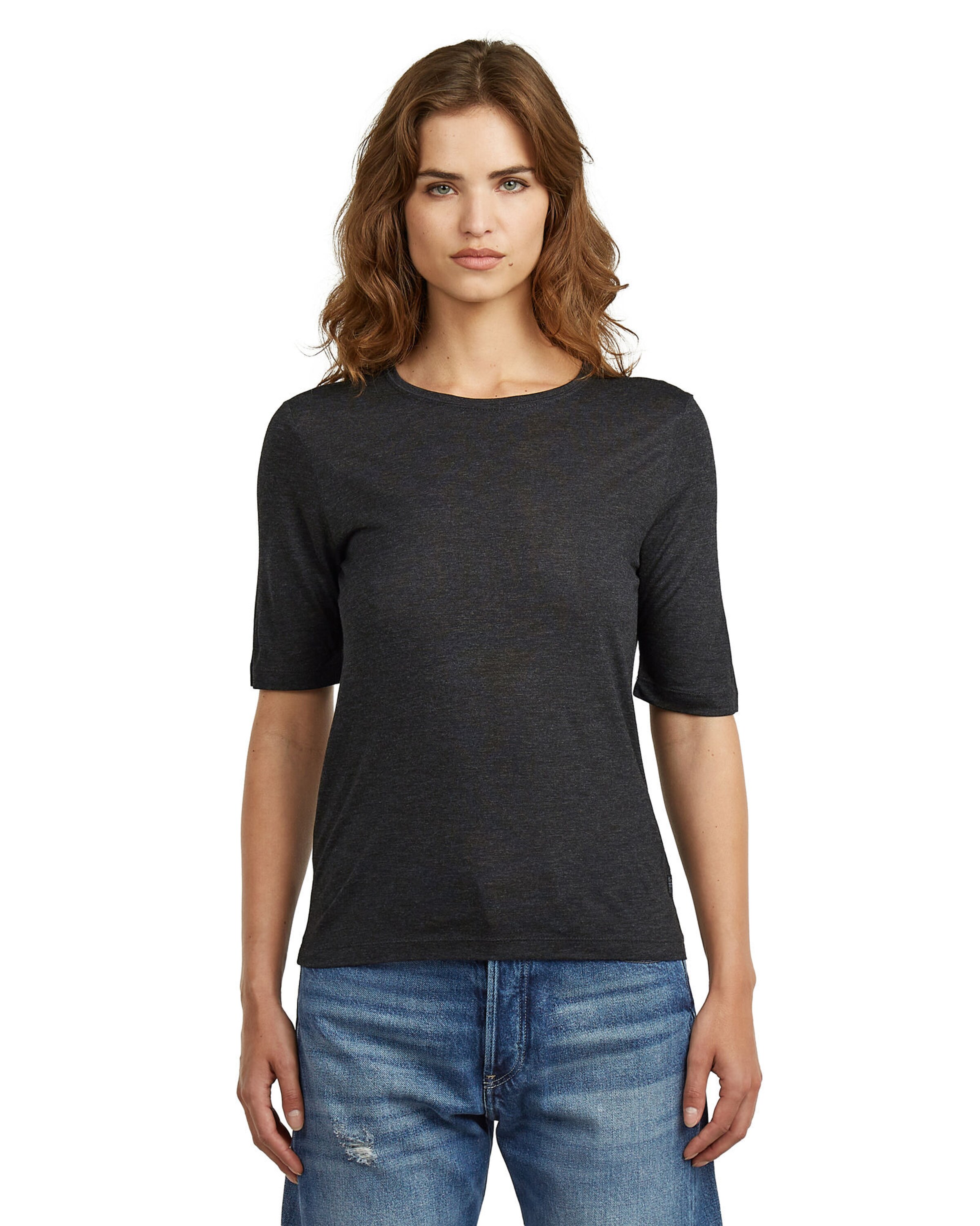 T-shirt G-STAR en noir : devant