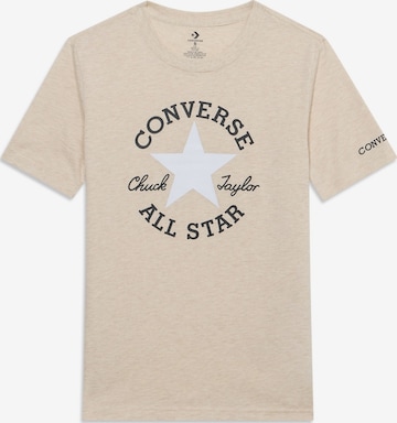 CONVERSE T-shirt 'DISSECTED CHUCK' i beige: framsida