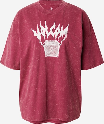 Volcom T-Shirt 'Trip' in Rot: predná strana