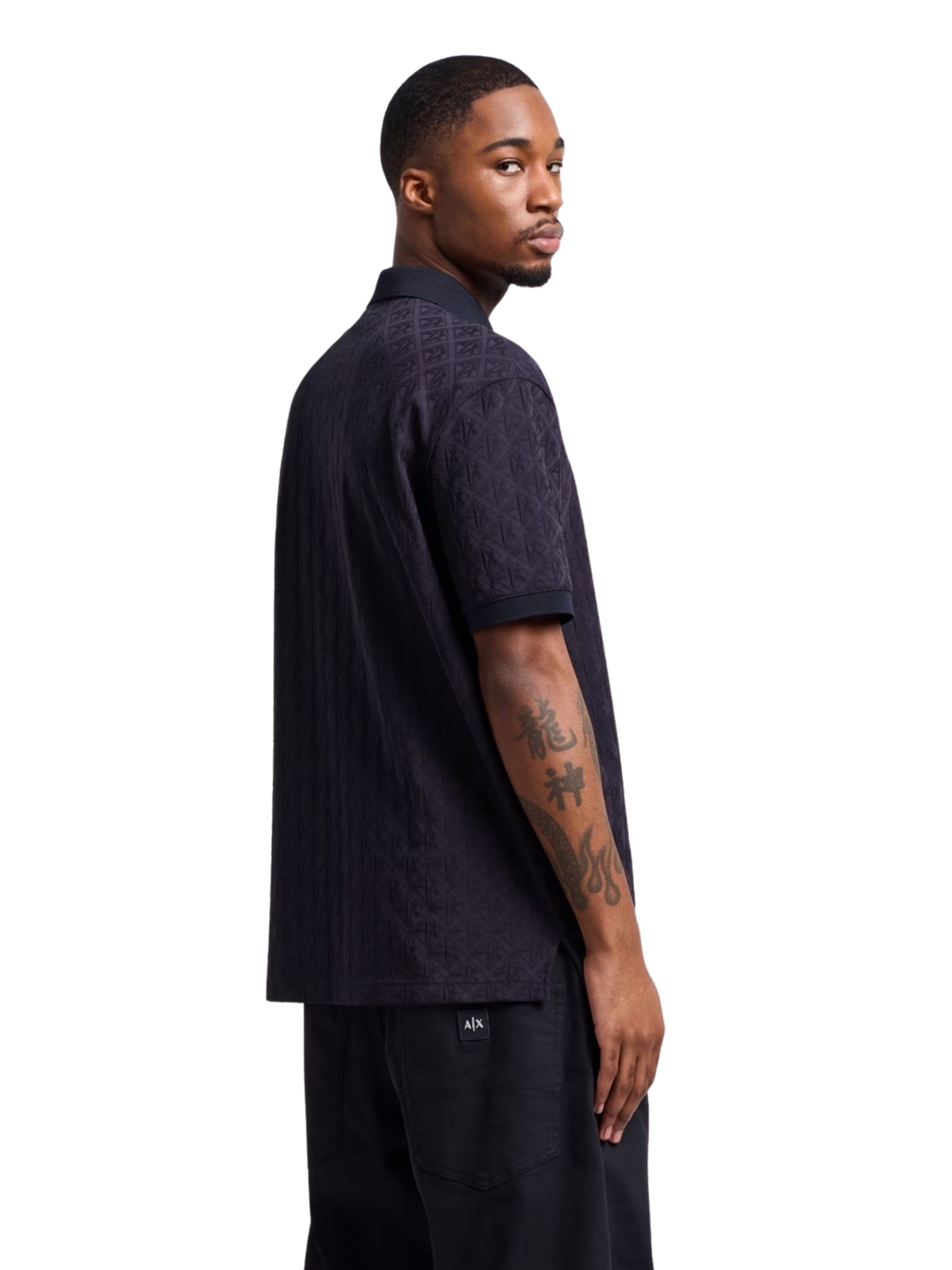 ARMANI EXCHANGE Poloshirt in Blau