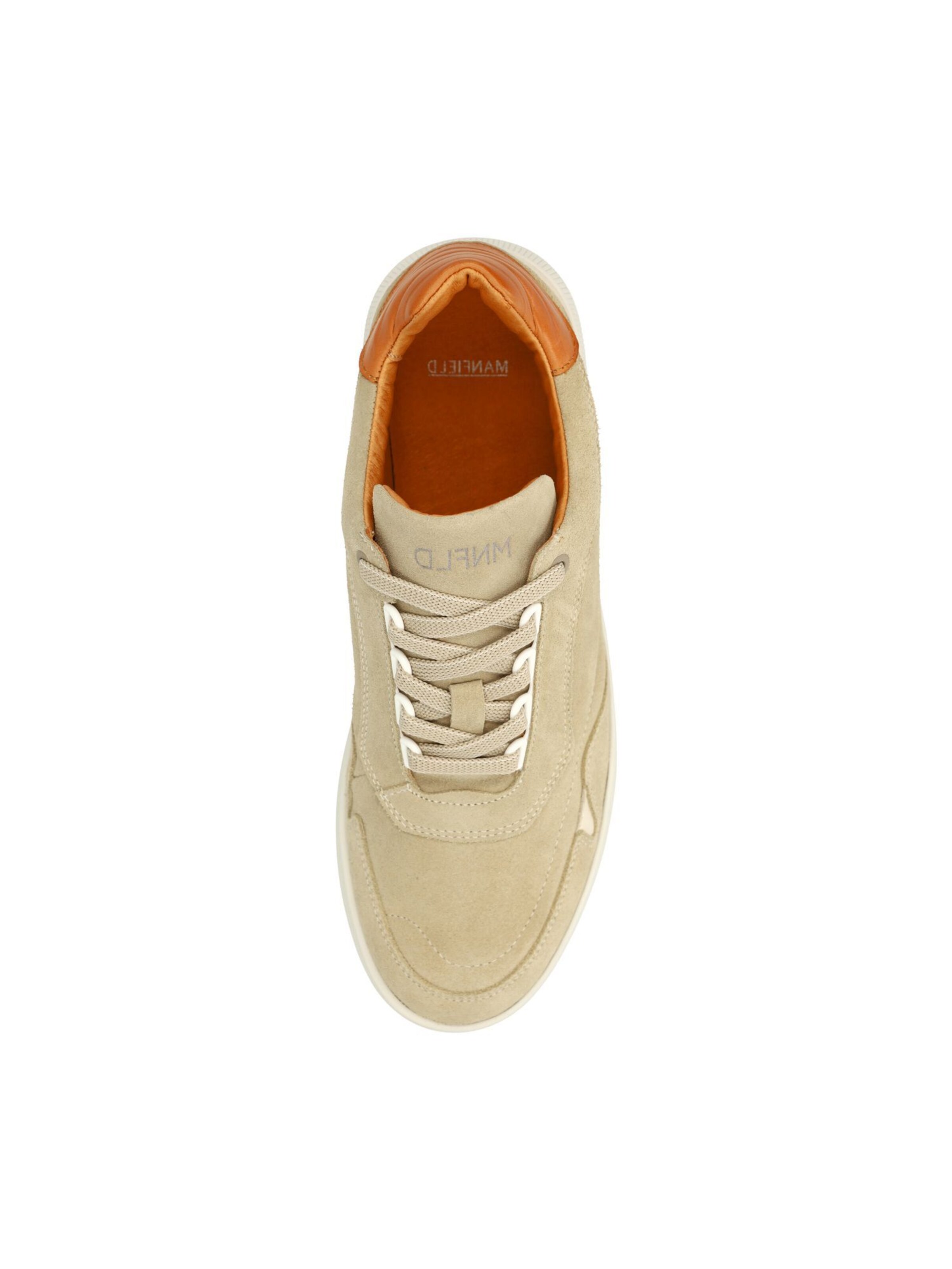 MANFIELD Sneakers laag in Beige