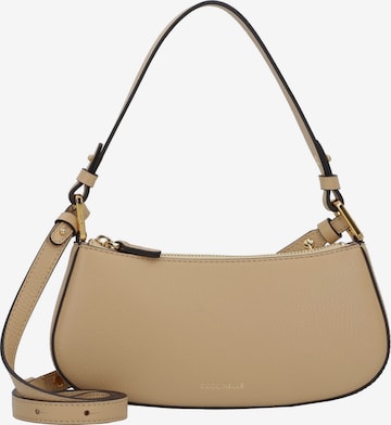 Borsa a spalla 'Merveille' di Coccinelle in beige: frontale