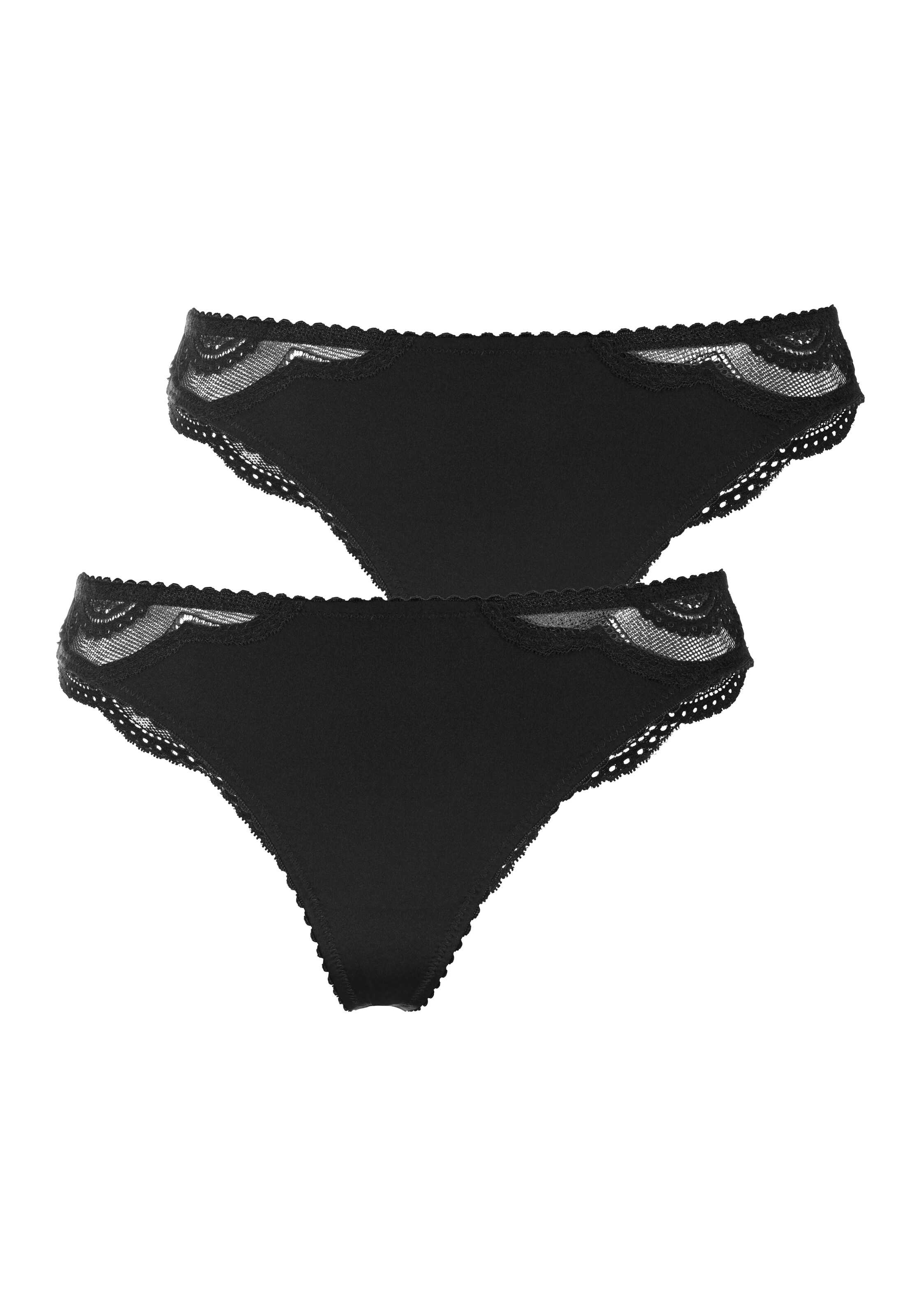 Frauen Wäsche LASCANA String in Schwarz - VC75251 Frauen Wäsche LASCANA String in Schwarz - VC75251