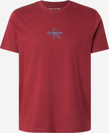 Calvin Klein Jeans Tričko - Červená: predná strana