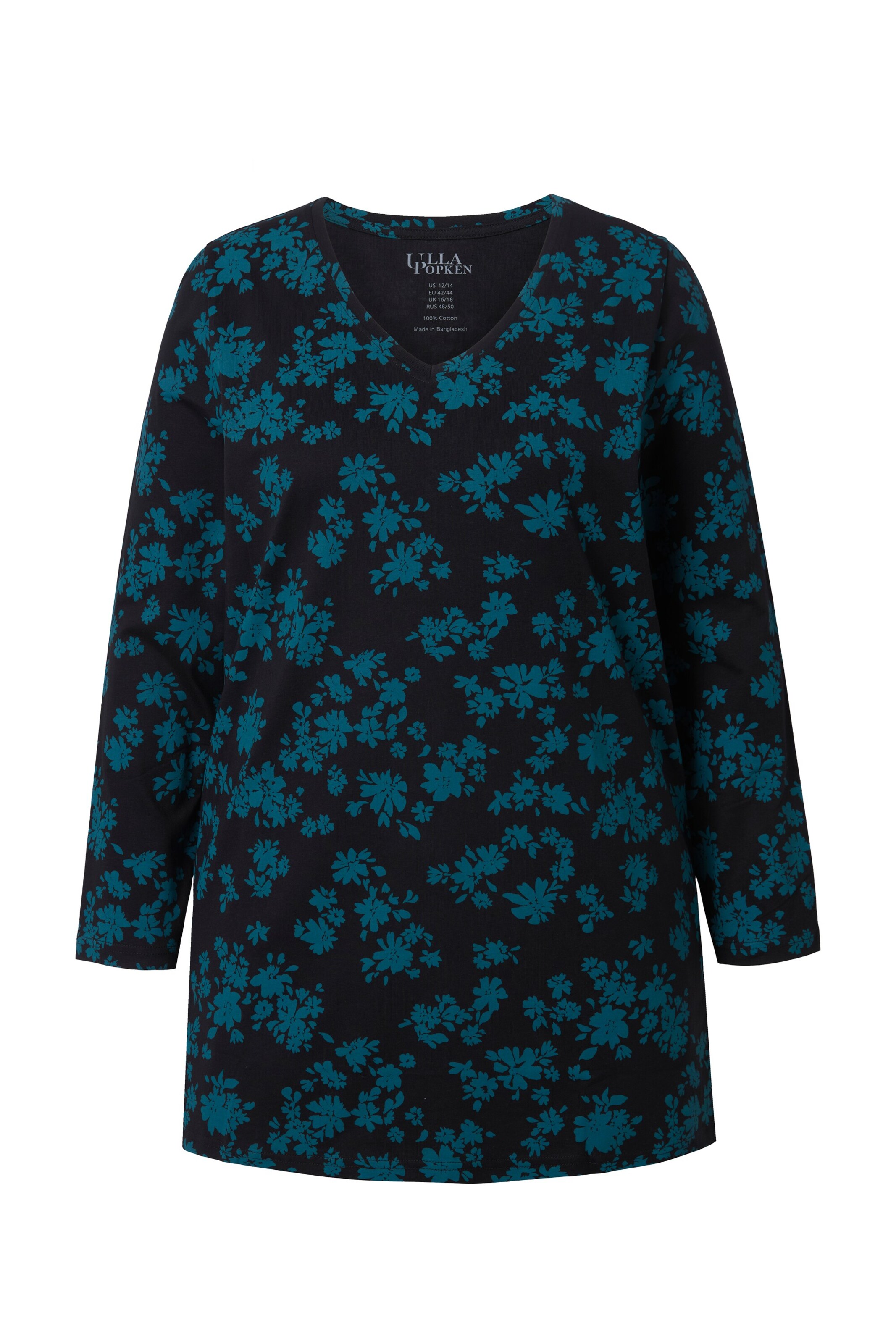 Ulla Popken Shirt in Groen: voorkant