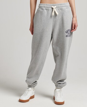 Superdry Tapered Pants in Grey: front