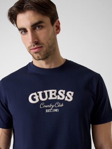 mėlyna GUESS Marškinėliai