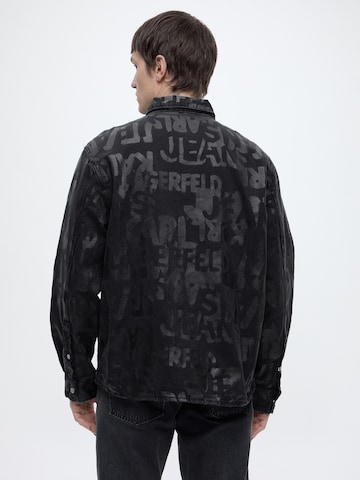 KARL LAGERFELD JEANS Regular fit Φθινοπωρινό και ανοιξιάτικο μπουφάν σε μαύρο
