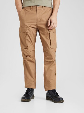 G-Star RAW Regular Cargo Pants in Brown: front