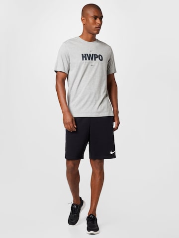 NIKE Sportshirt 'HWPO' in Grau