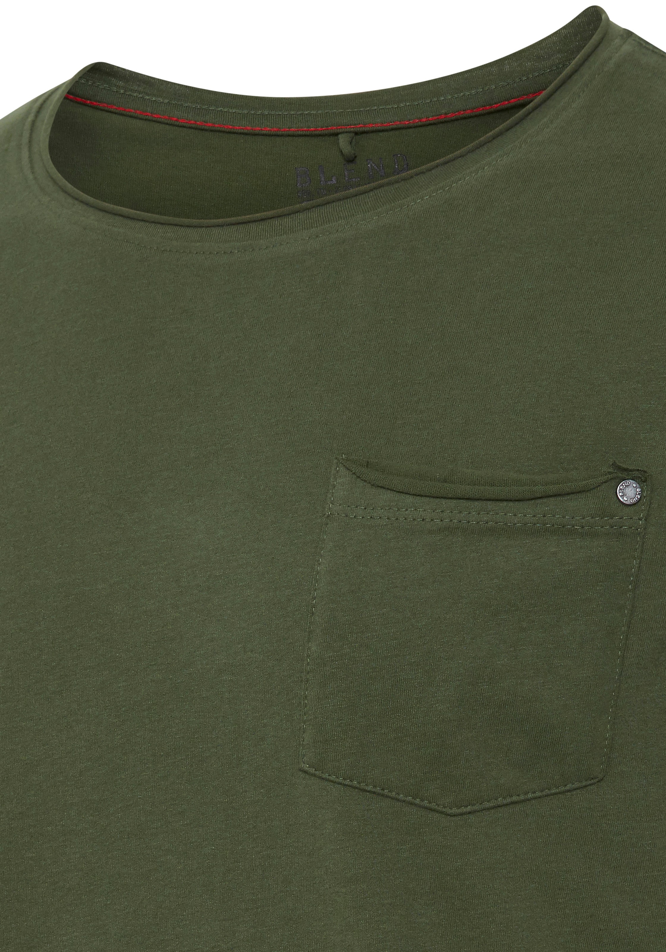 BLEND Koszulka 'BHNOEL' w kolorze zielony