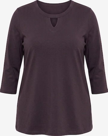 Ulla Popken Shirt in Braun: Vorderseite