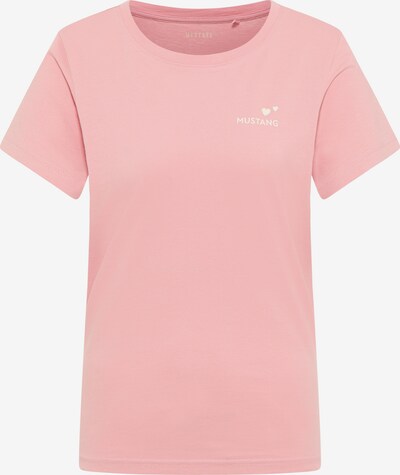 MUSTANG Shirt in rosa / weiß, Produktansicht