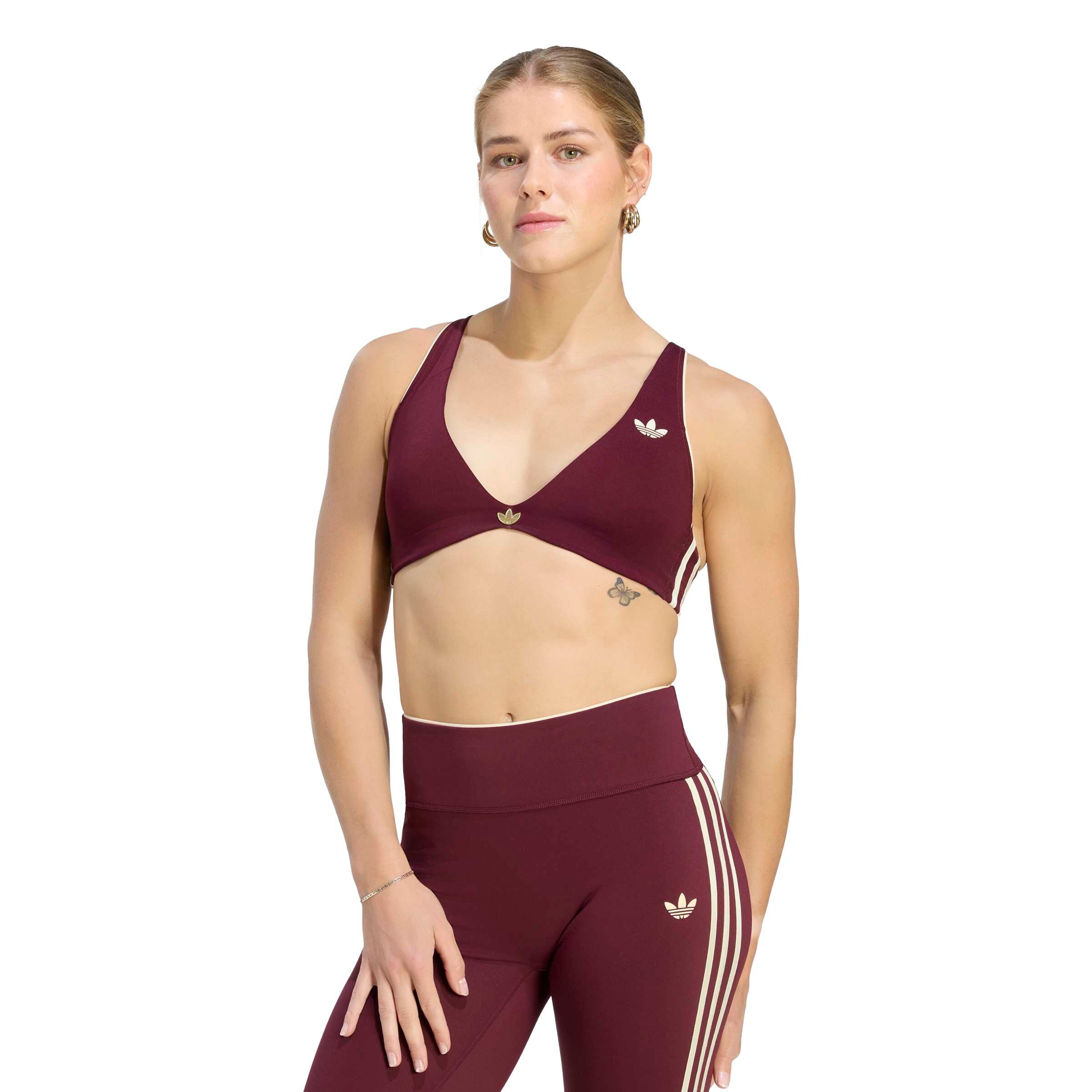 ADIDAS PERFORMANCE Kolmio Urheilurintaliivit värissä punainen