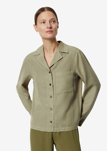 Marc O'Polo Blouse in Groen: voorkant