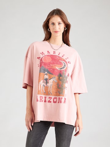 TOPSHOP - Camiseta 'Arizona' en rosa: frente