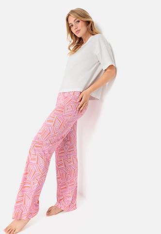 LSCN by LASCANA Pajama in Pink: front