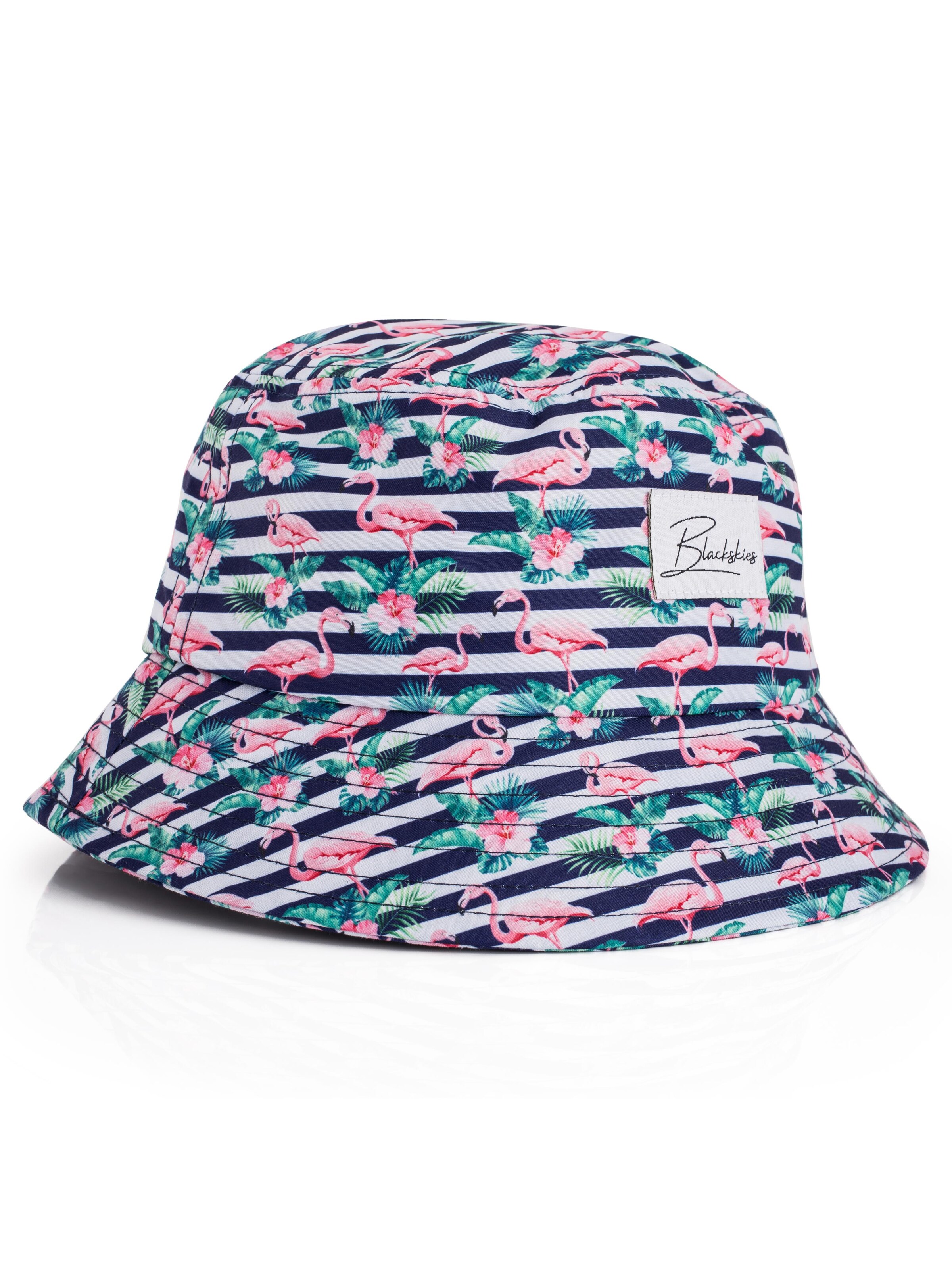 Blackskies Hat 'Tropical Flamingo Vol. II' in Blue