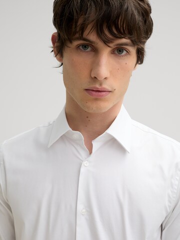 JOOP! Slim fit Overhemd 'Pierce' in Wit