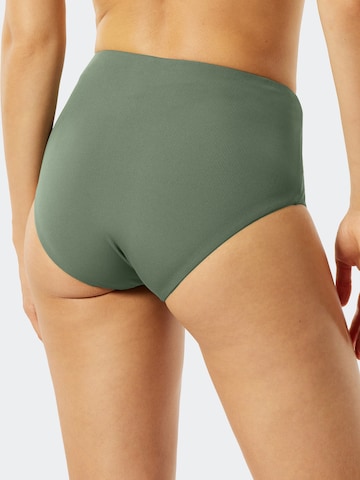 SCHIESSER Bikini Bottoms ' Aqua Californian Dream ' in Green