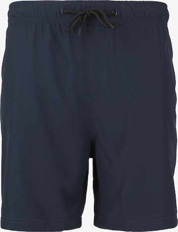 Cruz Badeshorts 'Baumville' in Blau: Vorderseite