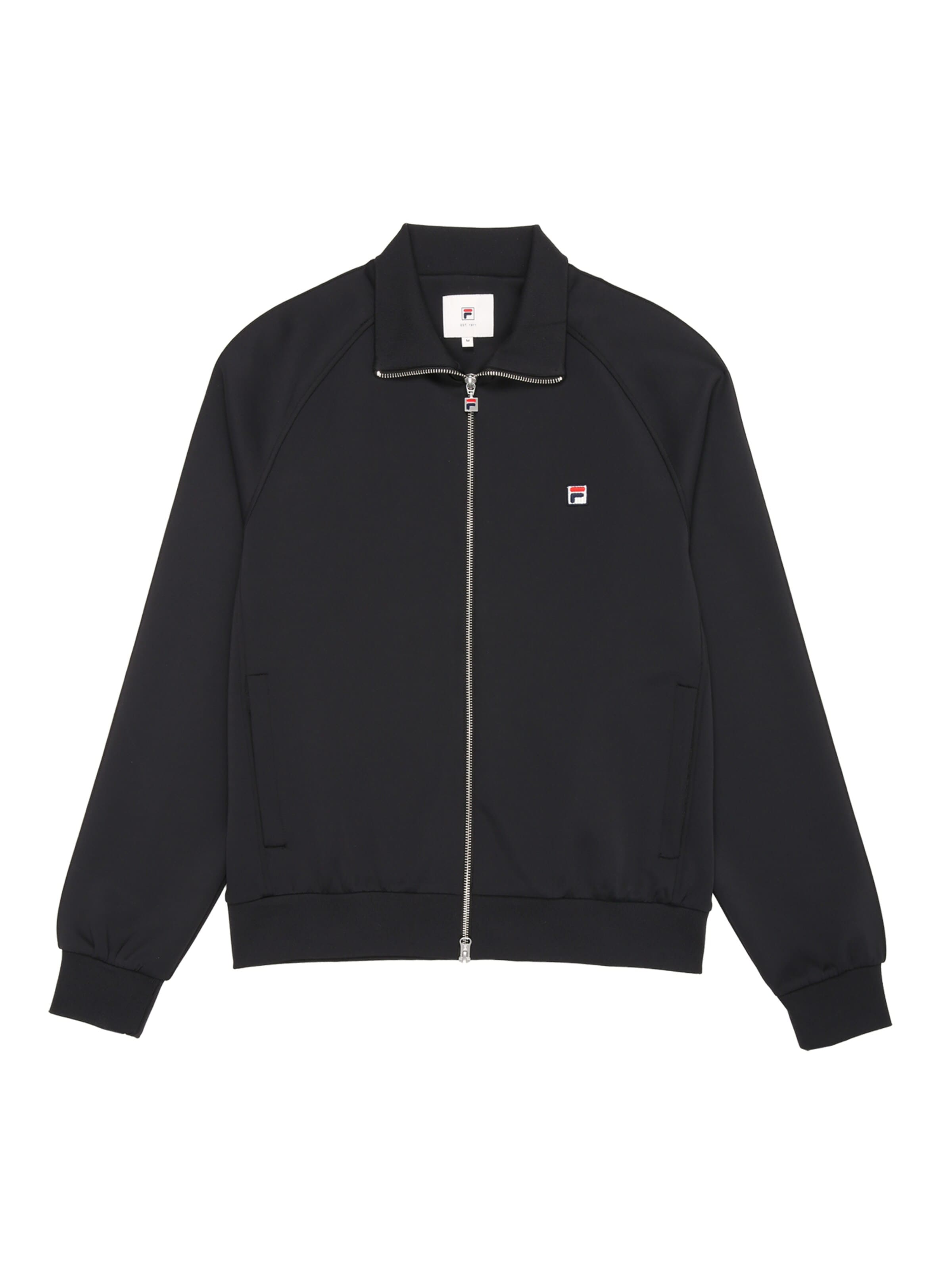 FILA - Sudadera con cremallera 'CAVALESE regular track jacket' en negro